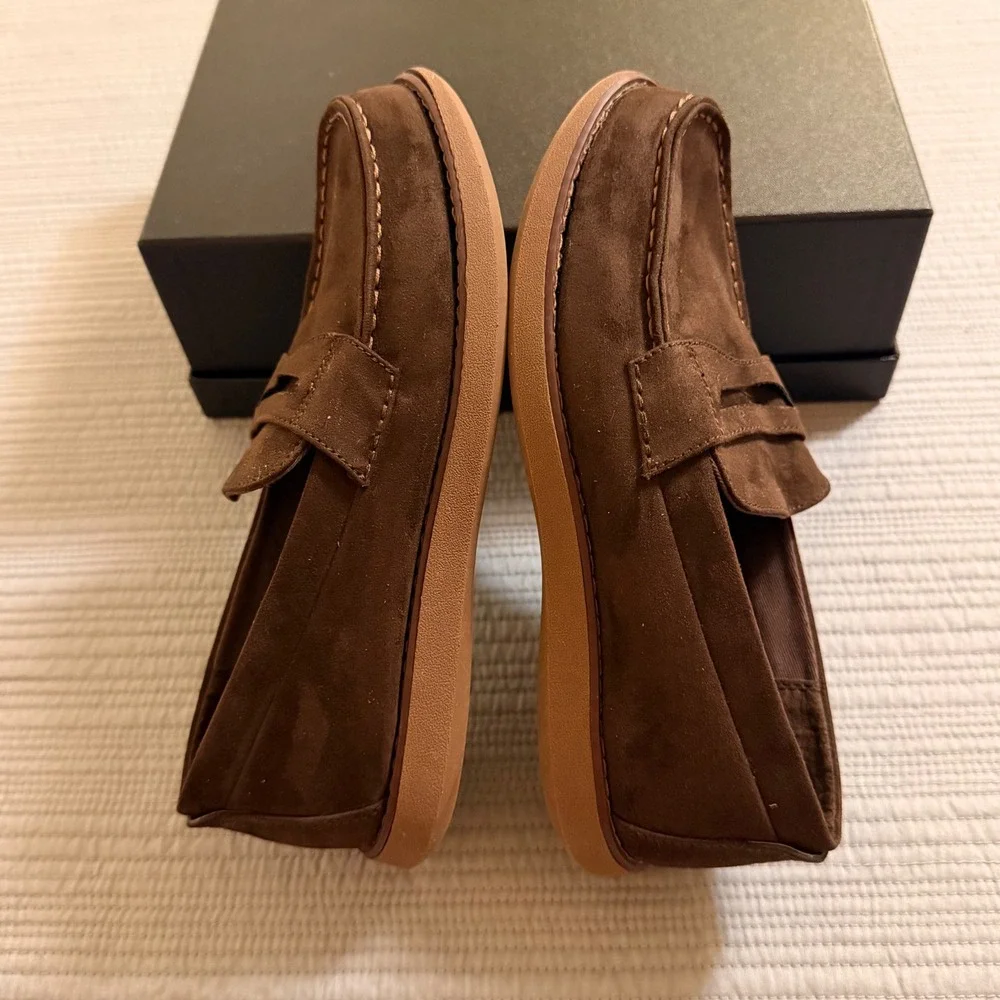 Sperry Top-Sider Boys Capstan Brown Penny Loafers SCK262040 Size 6M 38 EU